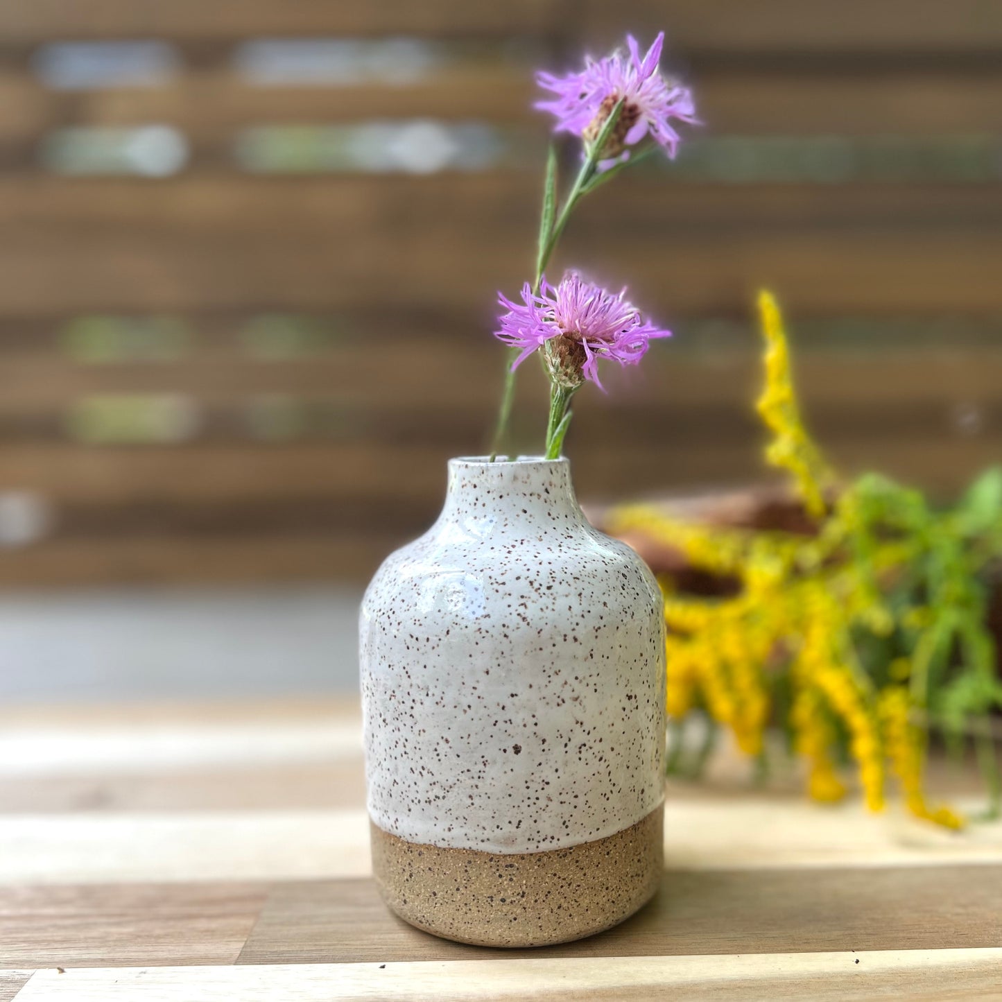 Speckled Bud Vase