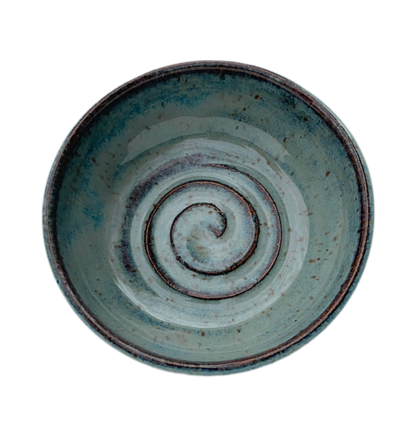 Smokey Blue Trinket Dish