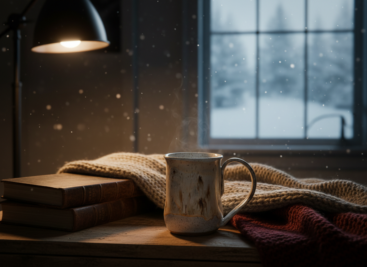 Winter Sunset Mug—14 oz