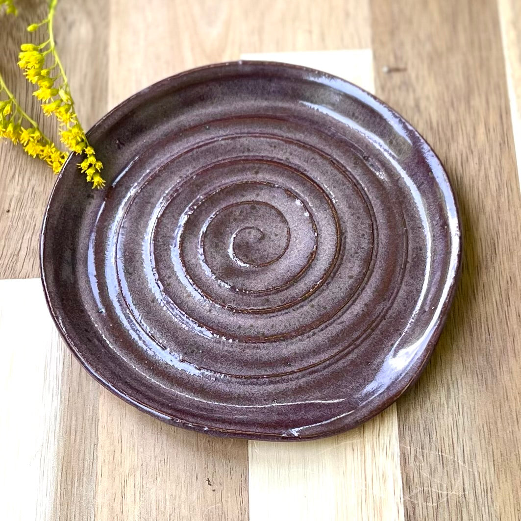 Ceramic Spoon Rest — Handmade Stoneware Kitchen Decor