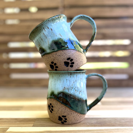 Dog Days at the Lake — Handmade Ceramic Mug, 14 oz
