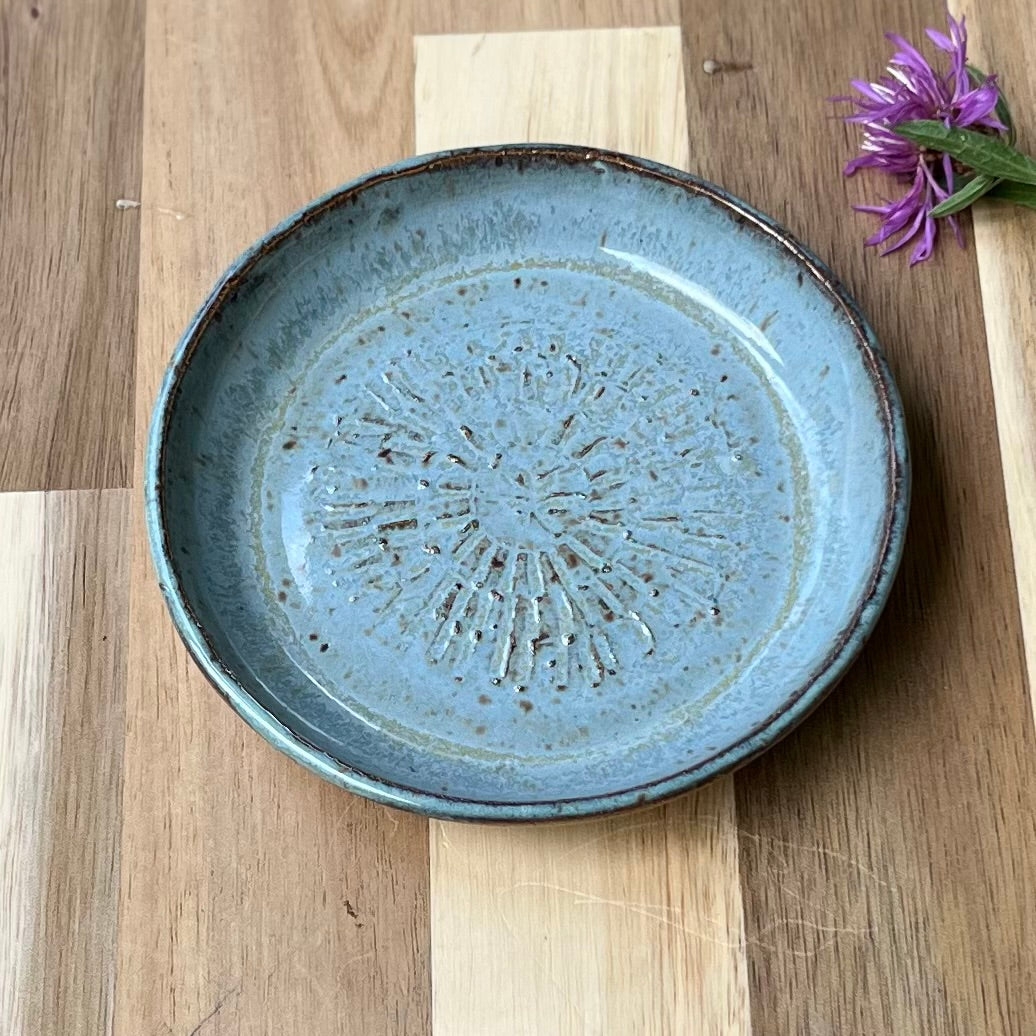 Garlic Grater — Handmade Ceramic, Stoneware Kitchen Tool (assorted colors)