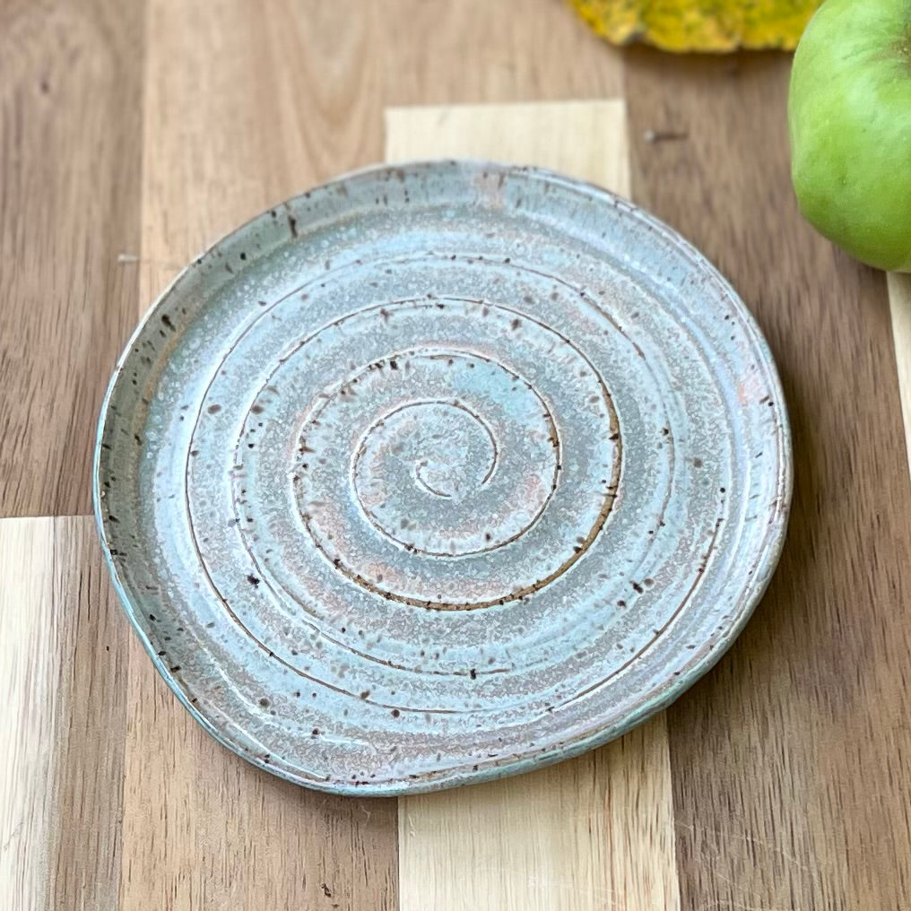 Ceramic Spoon Rest — Handmade Stoneware Kitchen Decor