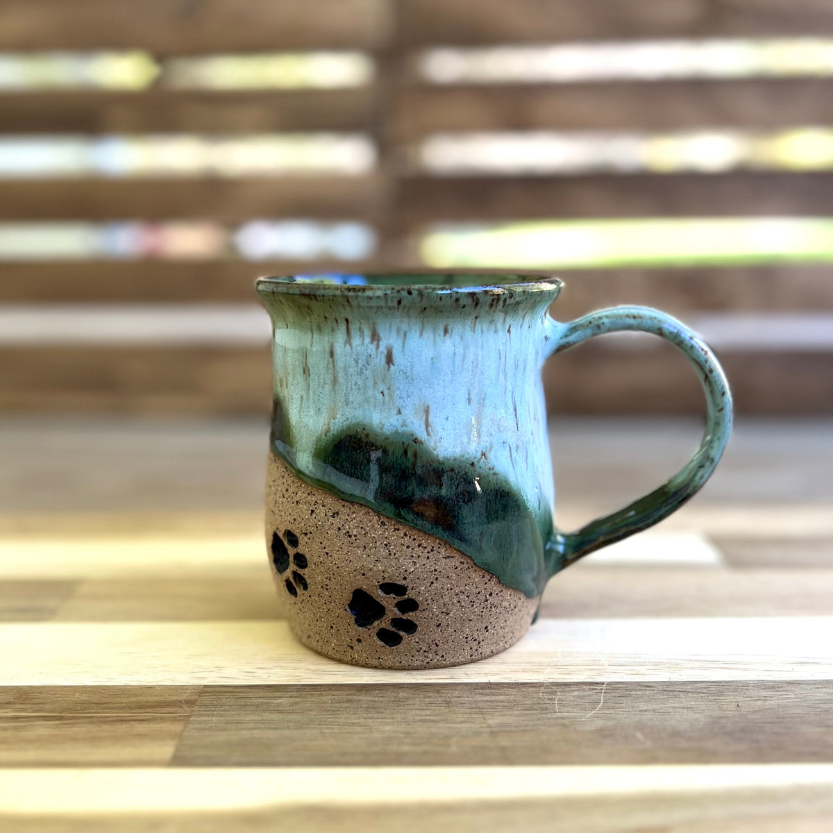 Dog Days at the Lake — Handmade Ceramic Mug, 14 oz